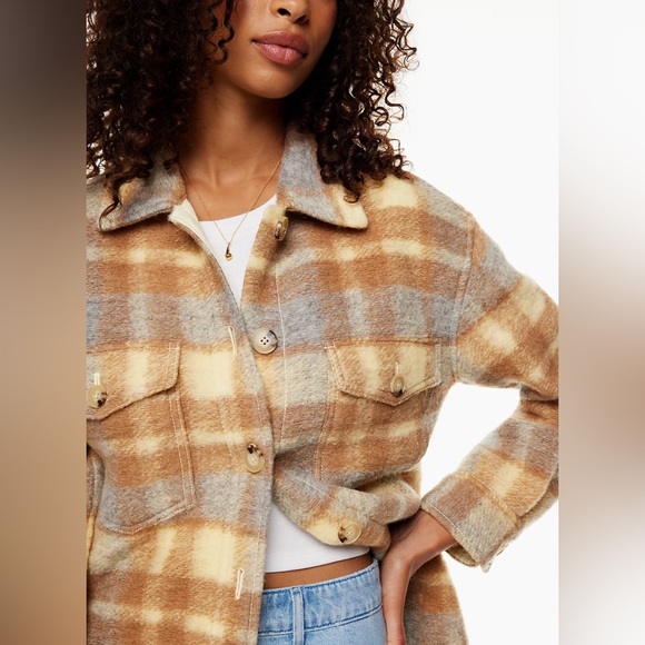 Aritzia Ganna Jacket/Shaket, plaid, XS (fits S) NWT - Picture 2 of 4